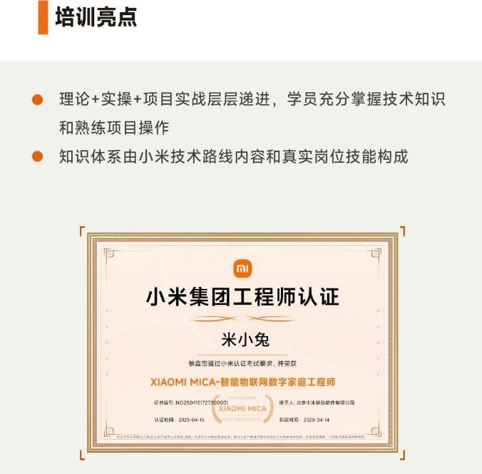 XIAOMI MICA智能物联网数字家庭工程师