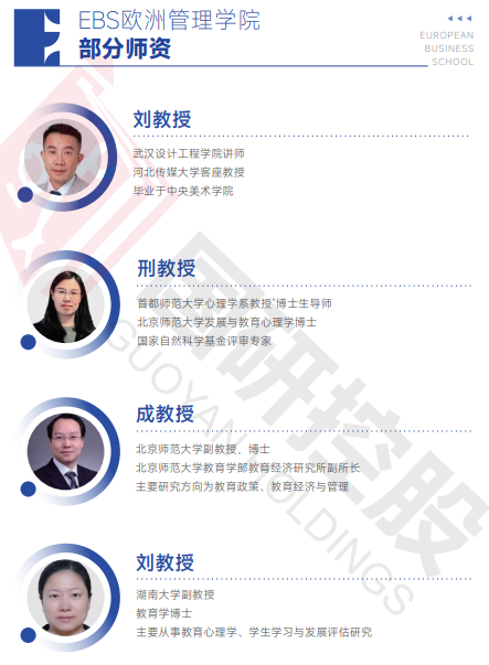 欧洲管理学院EBS Paris（经济学硕士简章）招生简章