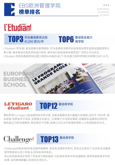欧洲管理学院EBS Paris（教育学博士）招生简章