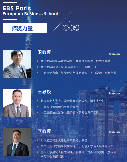 欧洲管理学院MBA招生简章