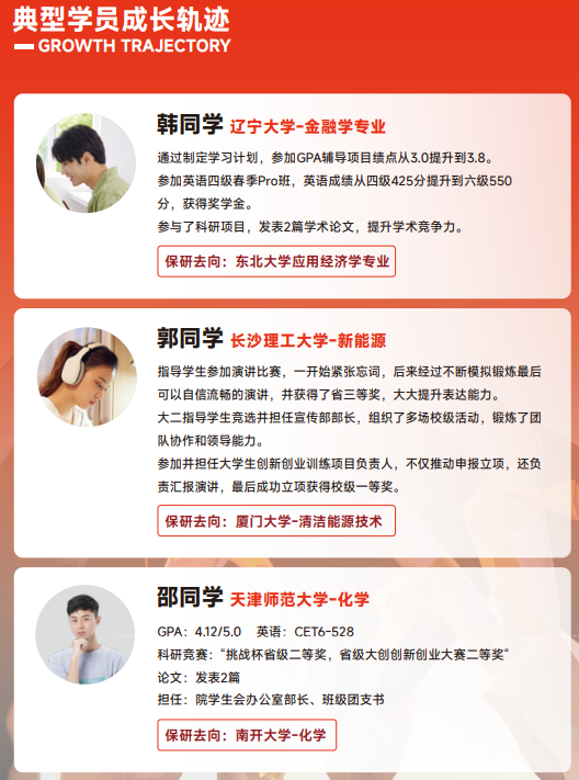 高途保研添翼计划大三推免全程班