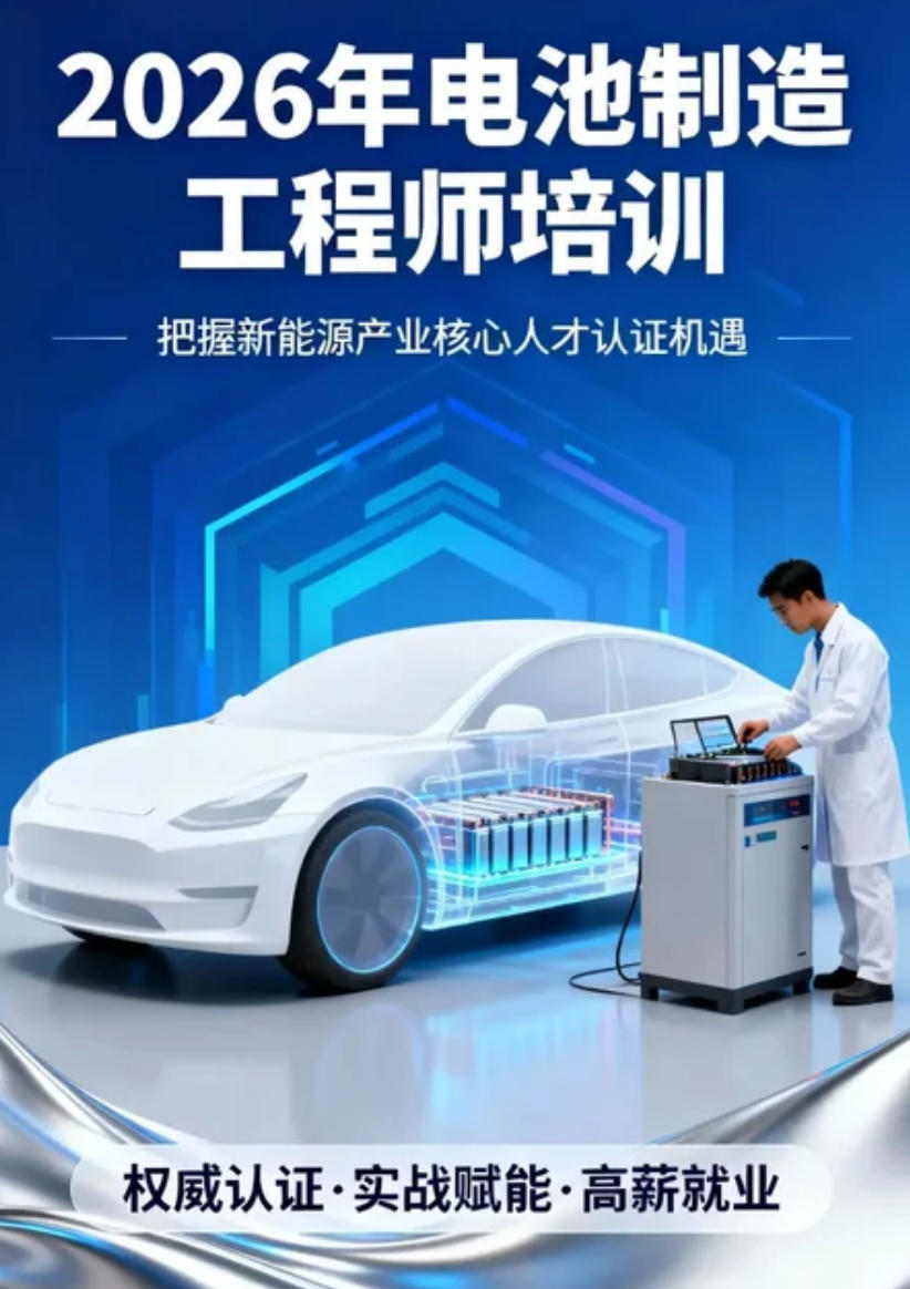 2026年电池制造工程师培训推荐：把握新能源产业核心人才认证机遇