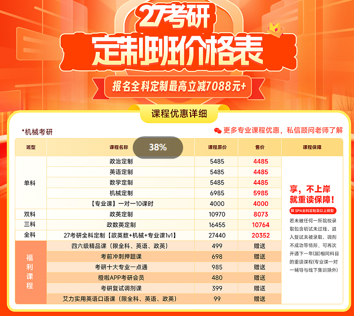 考研定制班-机械