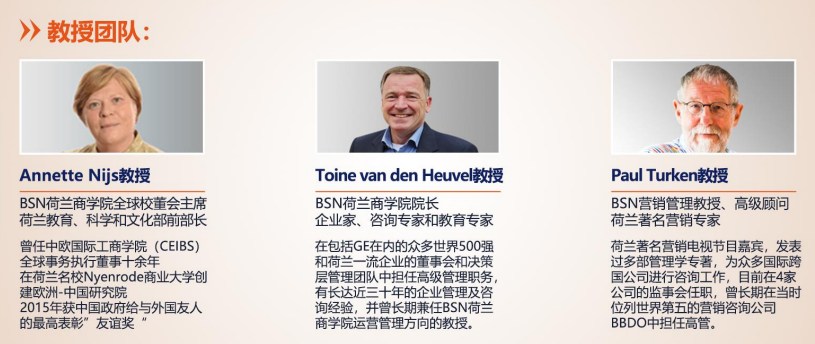 荷兰商学院MBA硕士项目