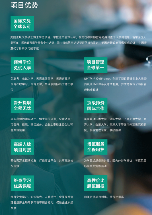 美国管理技术大学MBA工商管理硕士项目