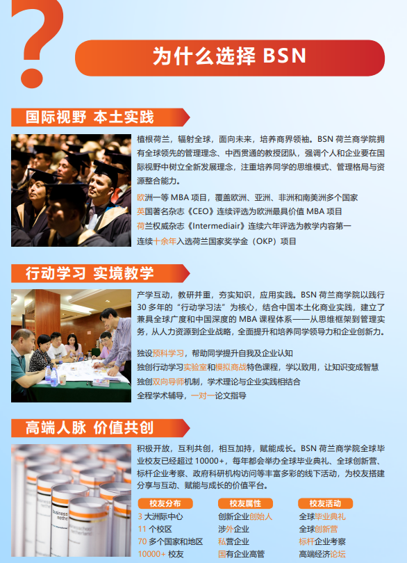 荷兰商学院工商管理EMBA硕士学位项目