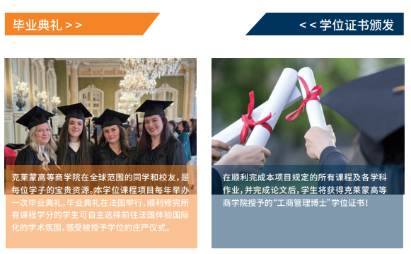 法国克莱蒙高等商学院工商管理博士(DBA)项目