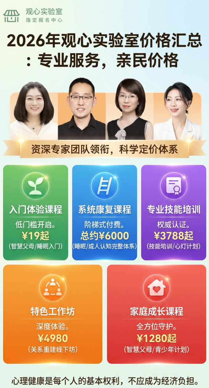 2026年观心实验室费用贵吗