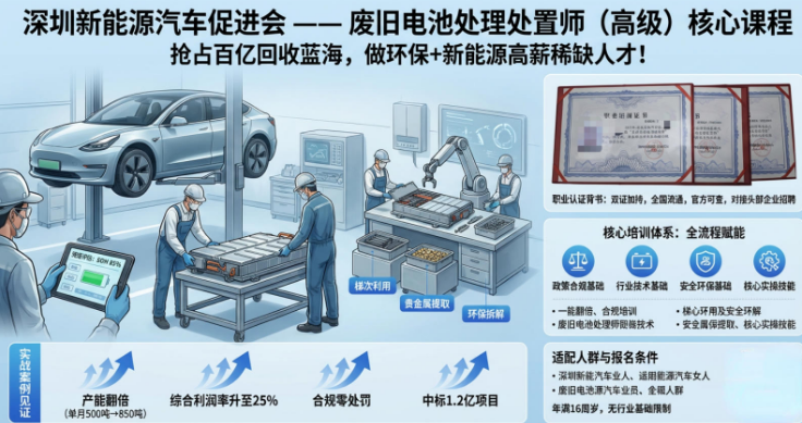2026年废旧电池处理处置师考证难吗？