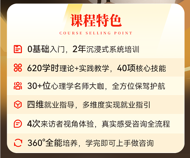 心理咨询师职业能力水平评价项目初级咨询能力班