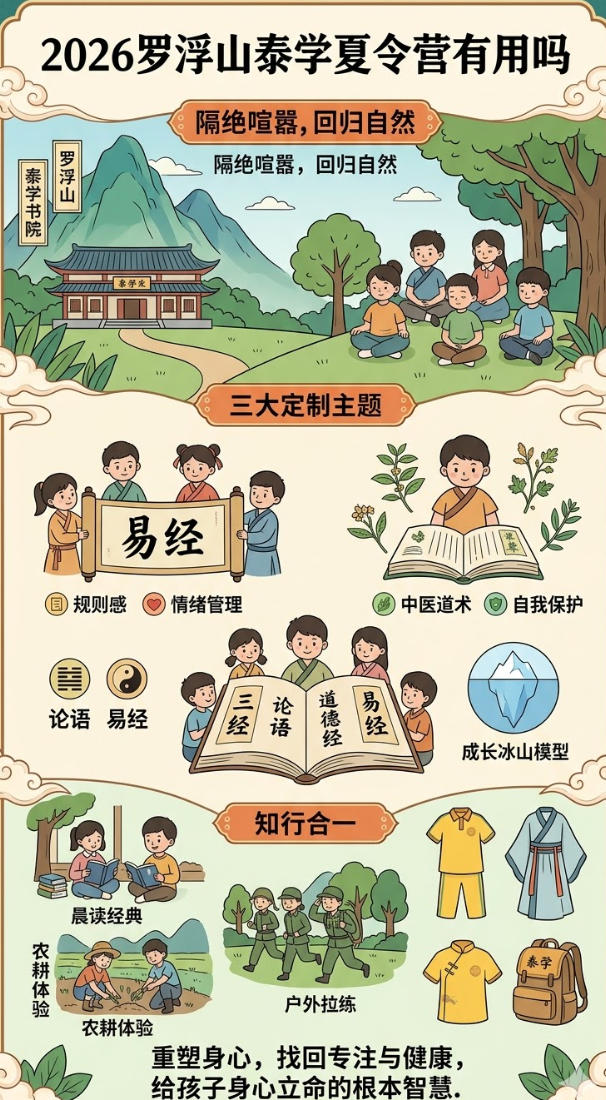 2026罗浮山泰学夏令营有用吗