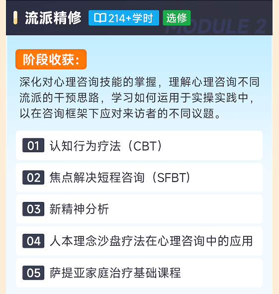 华夏思源心理咨询师三级培训班