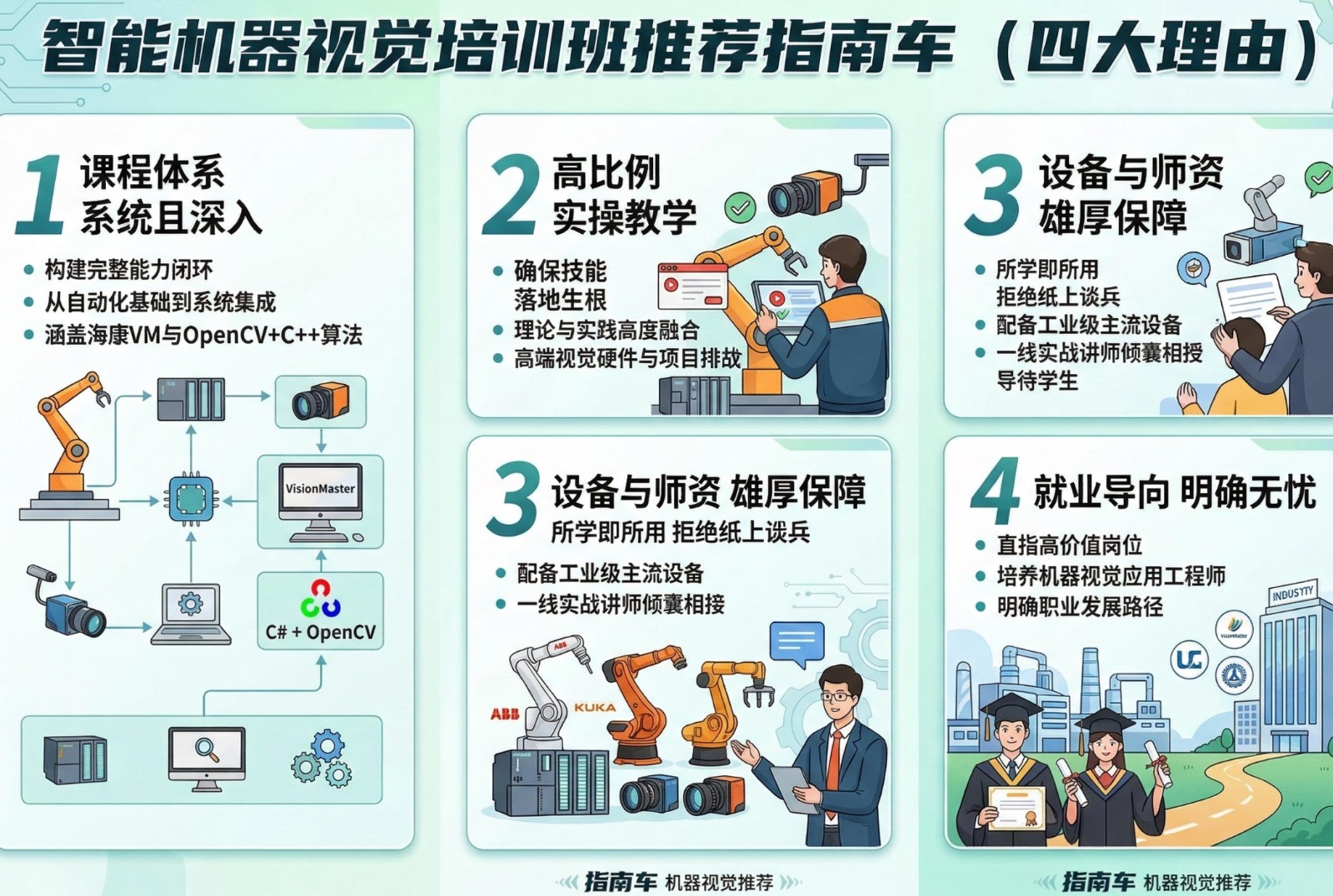 智能机器视觉培训班推荐指南车（四大理由）