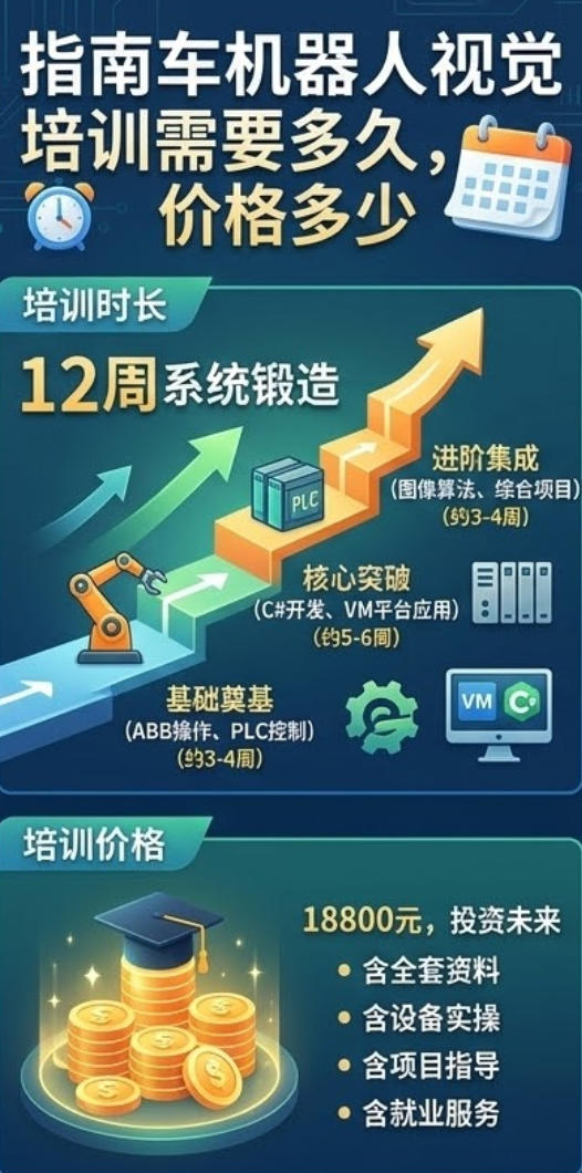 指南车机器人视觉培训需要多久，价格多少