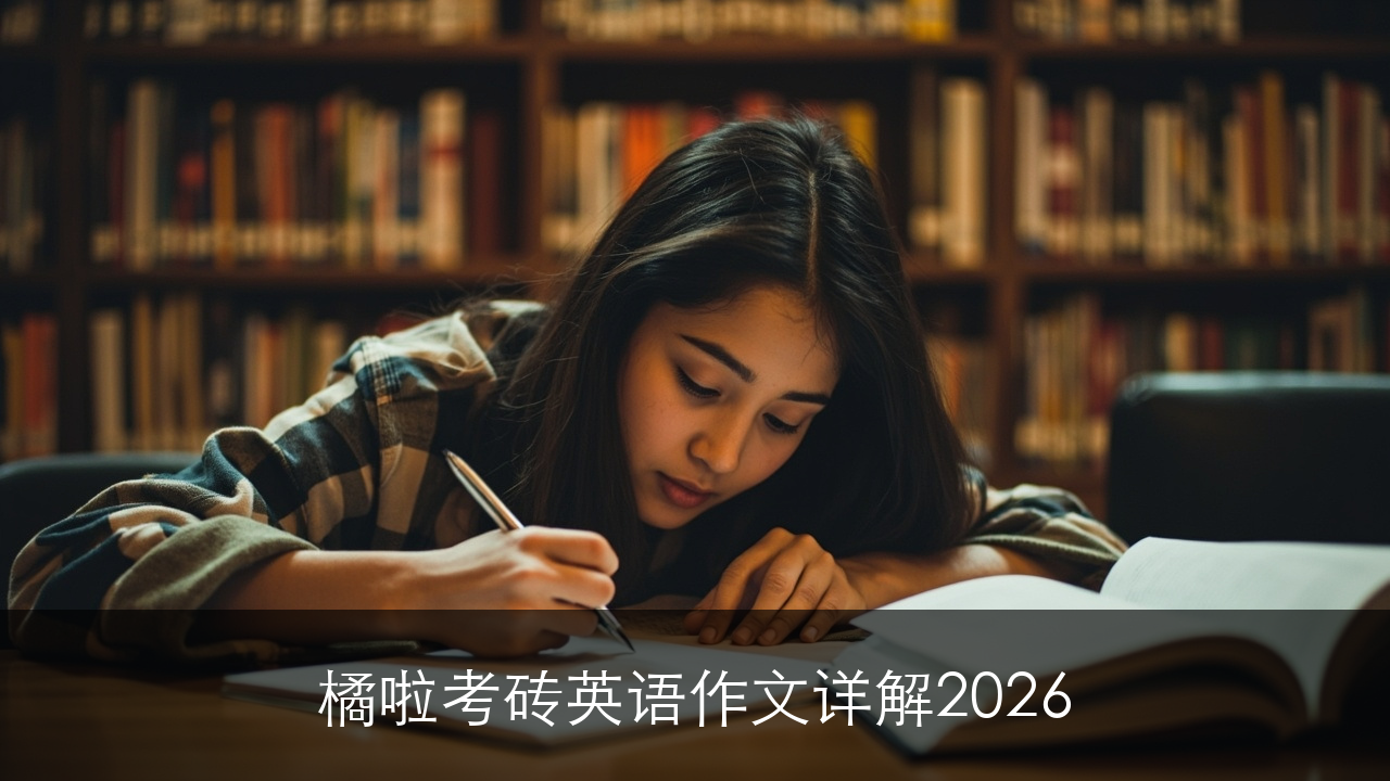 橙啦考研英语作文详解2026