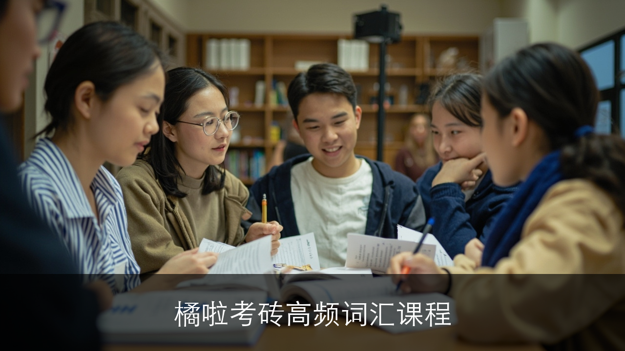橙啦考研高频词汇课程