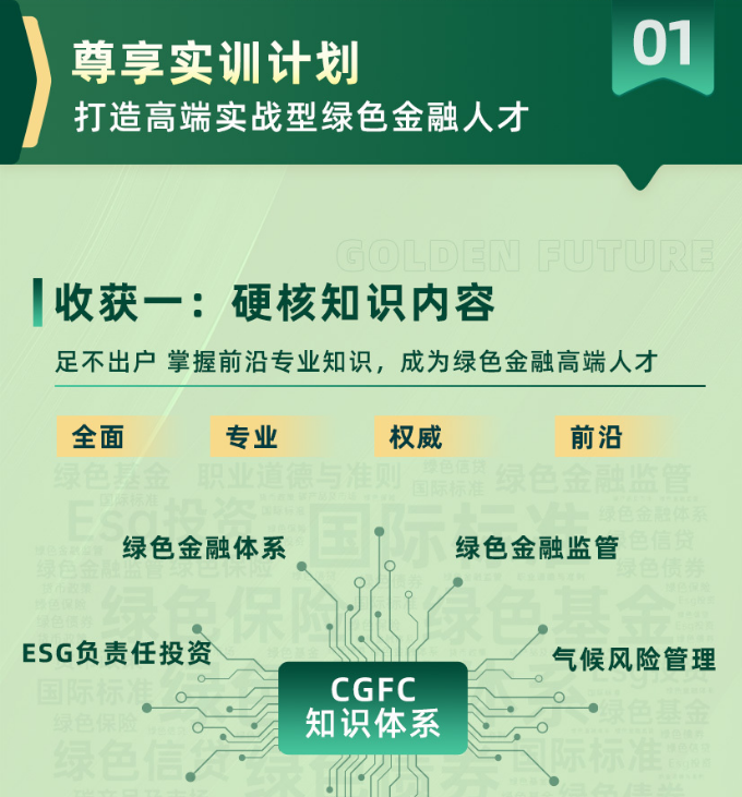 注册绿色金融分析师CGFC（尊享班）