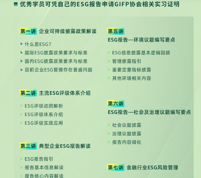 注册绿色金融分析师CGFC（尊享班）