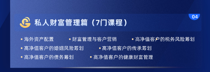 AFM国际注册财富规划师专业认证班