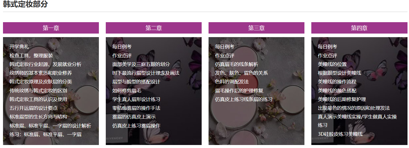 人物造型设计专科班