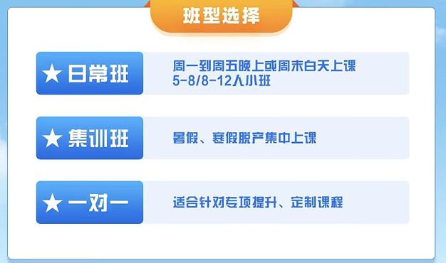 1V1定制课程