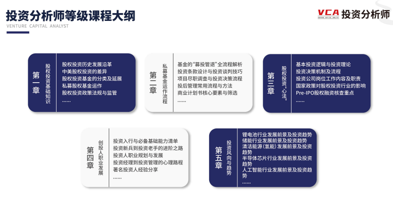 投资分析师VCA