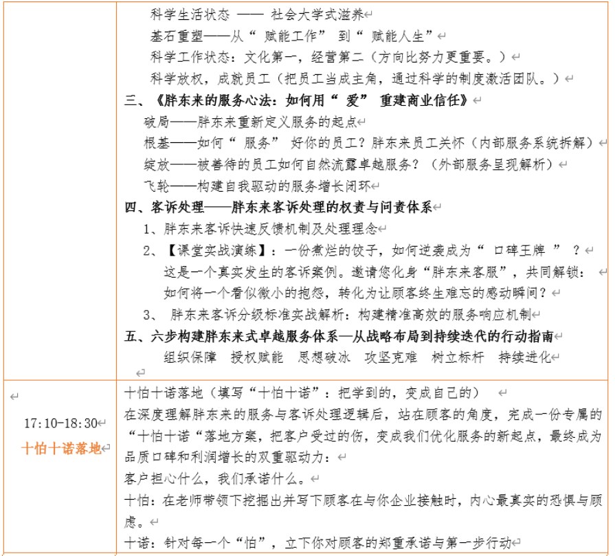 胖东来觉醒之旅 ——文化管理客户理念服务意识及客诉处理解读