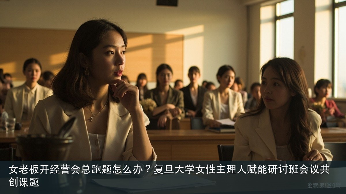 女老板开经营会总跑题怎么办?复旦大学女性主理人赋能研讨班会议共创课题