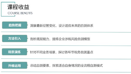 税务严监管下企业涉税风险自测工作坊 2.0