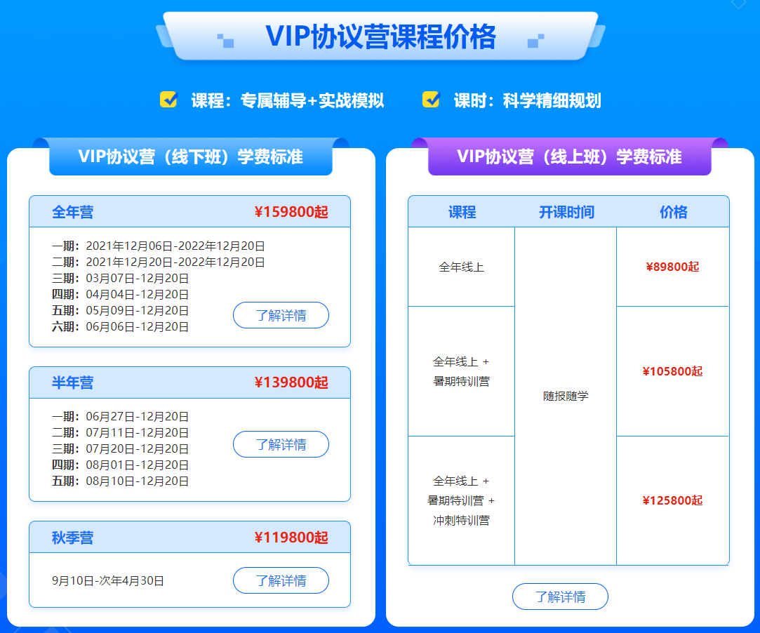 VIP协议营班