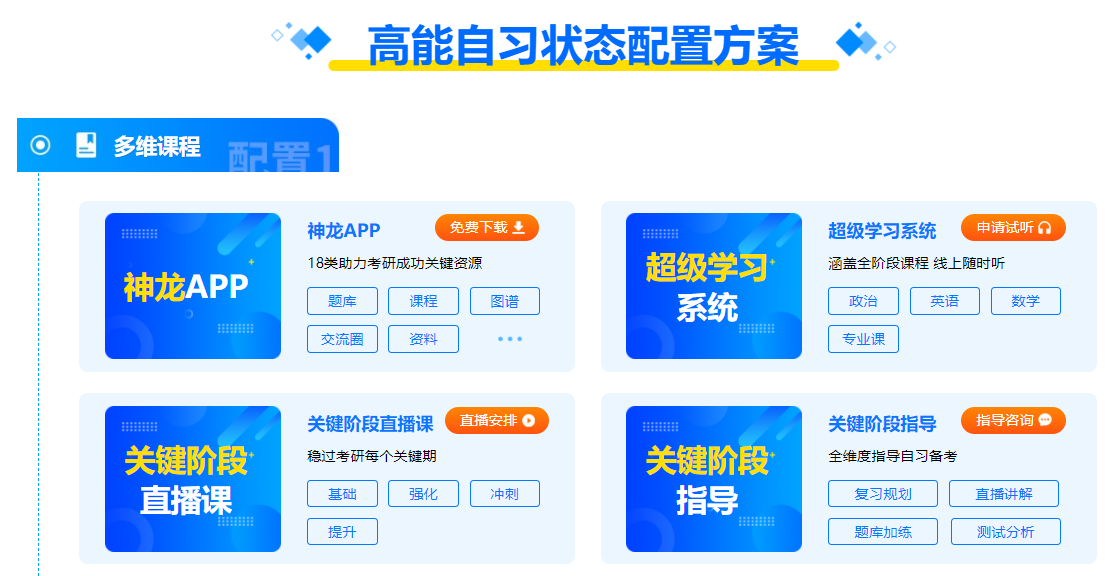 考研专属自习班