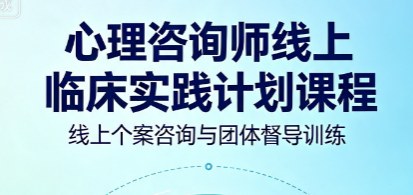 心理咨询师线上临床实践计划课程