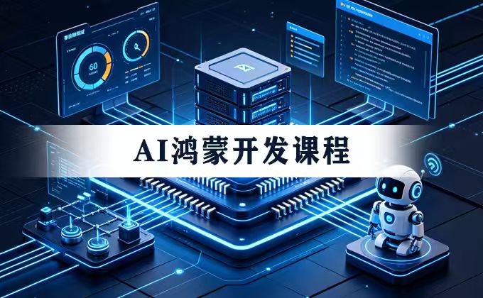 AI鸿蒙开发课程原首页示意横幅