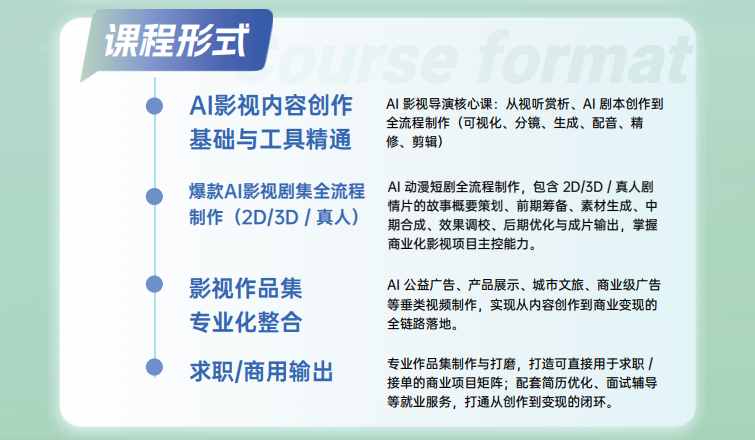 AI影视导演定向班