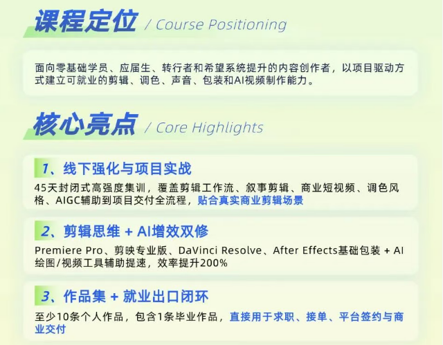 影视后期全流程实战班