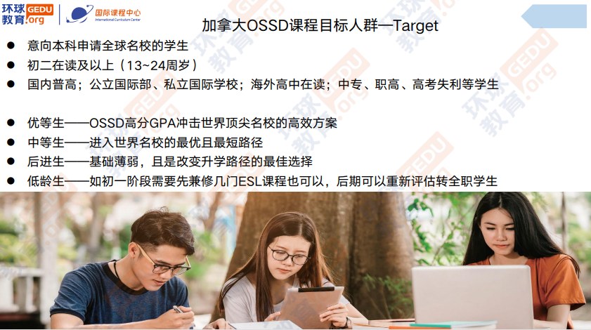 环球教育北京学校加拿大OSSD高中