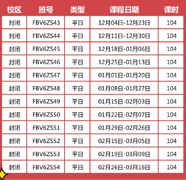 环球教育寒假雅思封闭6-8人钻石班