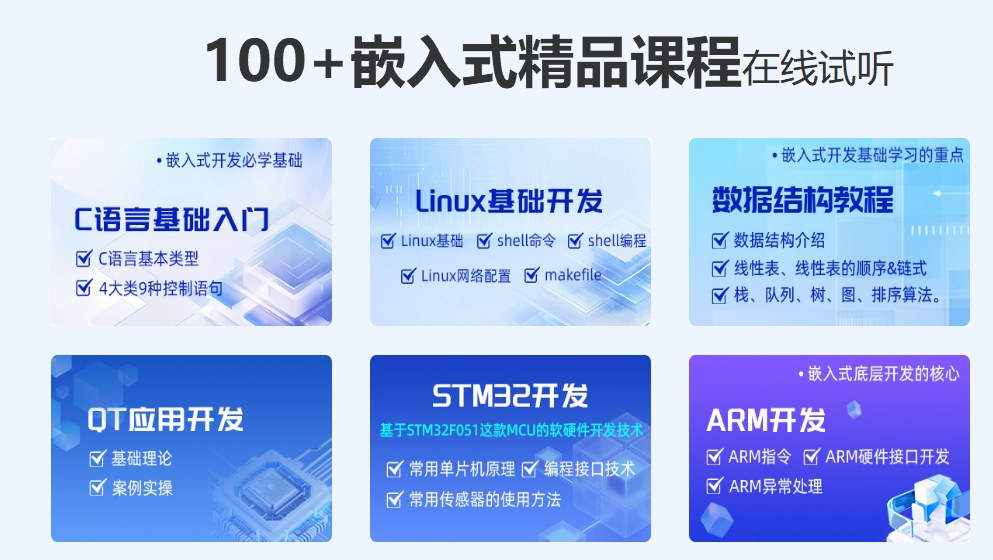 嵌入式工程师高薪就业护航班