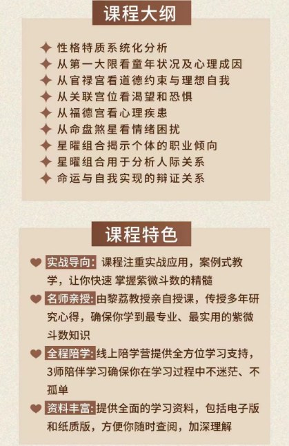 黎荔-紫微斗数通关班