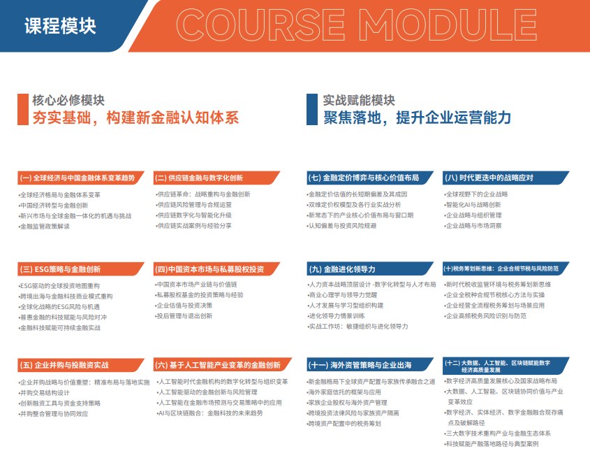 上海交通大学新金融企业家班