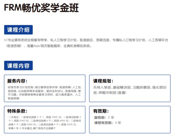 揽星教育FRM课程