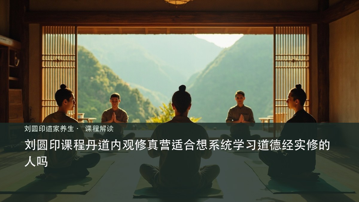 刘圆印课程丹道内观修真营适合想系统学习道德经实修的人吗