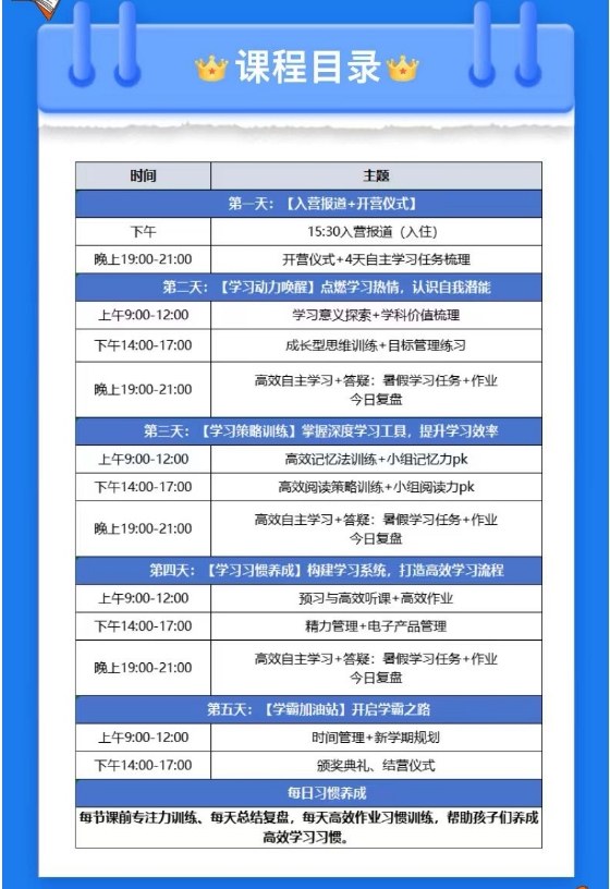 《学霸养成计划》学习力提升训练营