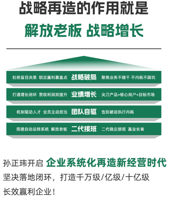 孙正玮—战略再造方案班