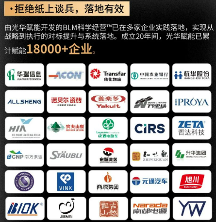 光华管理陪跑项目:BLM科学经营助力企业系统增长