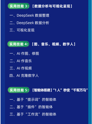 DeepSeek+AI赋能让工作效率轻松翻番—技能实操课