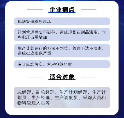 鲁鹏-PMC生产计划与物料精益管控