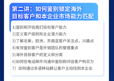 胡晓海外大客户开发-高效获取海外订单