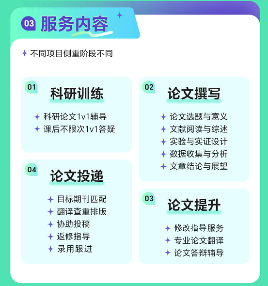 去保研论文项目