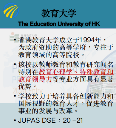 香港教育大学留学项目